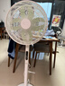 美的（Midea）【幸运草安睡1S】一级能效直流变频声控电风扇家用遥控卧室静音落地扇台式桌面抗菌大风力转页扇 实拍图