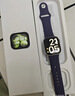 Apple/苹果 Watch S11 智能手表GPS+蜂窝款46毫米银色铝金属表壳雾紫色运动型表带M/L MFDL4CH/B 实拍图