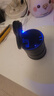 车载烟灰缸个性创意多功能夜光灯带盖汽车车内用品大全实用 黑色led灯款 均码 实拍图
