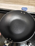炊大皇炒锅不粘锅易洁少油烟平底炒菜锅煎锅32cm磁炉通用深蓝SL32CG 实拍图