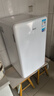 美的（Midea）93L单门小冰箱一级低音复古白色小单温冷藏租房家用宿舍办公室可放美妆BC-93MF【国家补贴】 实拍图