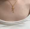 周六福18K黄金项链炫彩蝴蝶项链生日礼物送女友C0616325 礼盒40+5cm 实拍图