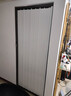 铝合金折叠门推拉门防火隔断门隐形空调房厨房卫生间卧室平开移门 灰色框+灰色铝板【A级防火材质】 实拍图