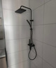 京世威登淋浴花洒套装卫浴室花酒喷头全套增压沐浴器淋雨器家用花洒三件套 数显【恒温/枪灰四档位出水】 实拍图