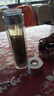 超大玻璃杯茶杯车载男士新款高档全自动开盖茶水分离便携双层水杯 LV一键开【进口瑞士玻璃】 【特级防爆】银盖500ML 实拍图