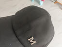 棒球帽鸭舌帽女帽子户外太阳帽遮阳休闲男士防晒加长夏季 M标黑色 均码 56 实拍图