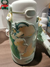 膳魔师（THERMOS）儿童保温杯吸管水杯316L不锈钢畅吸杯小学生水杯宝宝喝水杯子TCKL 实拍图