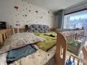 子航（ZH） 上下床实木儿童床男孩女孩双层床带书桌成人上下铺子母床 橡木色学习桌直梯款 上铺130下铺150 实拍图