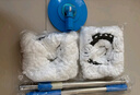 雅高 旋转拖把配件共2拖把头+加粗拖把杆+圆盘吸水拖地神器墩布拖布 实拍图