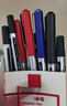 得力（deli）直液笔中性笔 0.5mm子弹头签字笔学生考试笔走珠笔水笔 红色 办公用品12支/盒S656 实拍图