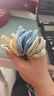 海盐蓝发绳发绳发圈头绳简约扎高马尾皮筋少女可爱头饰无缝高弹力 20根（opp袋包装）【颜色随机】 实拍图