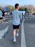 李宁短裤夏季女运动跑步马拉松健身速干休闲二合一沙滩裤带内衬裤子 实拍图