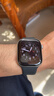 Apple/苹果 Watch S11 智能手表GPS款46毫米深空灰色铝金属表壳黑色运动型表带M/L MEVP4CH/B 实拍图