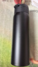京东京造保温杯 水杯子男女儿童学生316不锈钢【一键弹盖】黑色480ml 实拍图