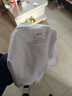 京东京造5A抗菌长袖t恤男新疆棉圆领衣服男装卫衣打底衫春季内搭白色M 实拍图