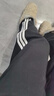 阿迪达斯（adidas）运动裤女时尚潮流宽松舒适黑色休闲裤 黑色 M 实拍图