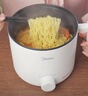 美的（Midea）电煮锅 小电锅 电蒸锅 宿舍小锅多功能锅辅食锅 1.6L学生寝室一体泡面小火锅电煮锅XZE2017 配蒸笼 实拍图