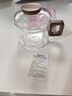 全度高硼硅耐高温办公杯茶杯烟灰色杯子简约带过滤茶水分离玻璃杯迷你 祥云墩墩杯透明色200ml1只 实拍图