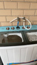 海棠大容量纯铜电机半自动洗衣机家用双桶双缸洗四件套窗帘毛巾毛毯商用宾馆酒店老式钢桶以旧换新山西 15公斤双钢桶 双铜电机【钢波轮可拆洗款】顶配 双缸 实拍图
