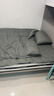 雅鹿单人双人床上用品被子被芯+四件套+枕芯被褥全套装褥子学生宿舍 高级灰 单人宿舍被芯1.5*2m 5斤 床单款 五件套 实拍图