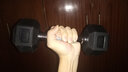 KYLIN SPORT Crossfitness 哑铃 六角包胶哑铃 男士女士健身房哑铃 3KG 实拍图