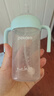 小土豆（potato）儿童水杯大宝宝吸管奶瓶PP水杯9个月以上带重力球 300ml萌动绿 实拍图