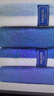 洁丽雅（Grace）毛巾家纺 新疆棉蓝调条纹加厚柔软强吸水洗脸洁面巾两条装运动 实拍图