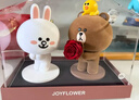 JoyFlower布朗熊可妮兔永生花玫瑰熊七夕情人节表白生日礼物送女生朋友高级 实拍图
