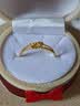 中国黄金（CHINA GOLD）黄金心心相恋戒指足金爱心甜美活口指环女戒送女友老婆女神节礼物 足金心心相恋戒指【约1.25g】 实拍图
