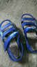 回力童鞋魔术贴儿童凉鞋新品款韩版沙滩鞋男童凉鞋儿童鞋子男孩夏季 蓝色（大童） 33码 实拍图