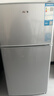奥克斯家用双门迷你小型冰箱 冷藏冷冻保鲜小冰箱 宿舍租房节能电冰箱 【本店精选】176银【高效保鲜 铜管速冷】56L 实拍图