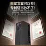 皮皮壳【防摔腕带款】适用vivoxfold3pro手机壳黑色真皮折叠屏智能视窗超薄防摔高档男女商务定制保护套 实拍图