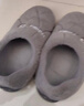 俞兆林棉拖鞋男女居家用室内简约保暖毛绒包跟防滑棉鞋 YI004 实拍图