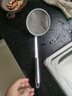 不锈钢漏勺过滤网筛极细家用滤油勺厨房油渣勺打沫勺一体成型 食品级不锈钢 【大号+中号】100密丿品质保障 实拍图