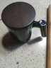 玻璃泡茶杯山峦杯办公水杯防烫隔热茶水分离飘逸杯礼物 烟灰色-530ml 实拍图