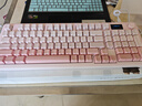 狼途（Langtu）狼途L98薄膜键盘 98键 静音键盘游戏电竞电脑办公键盘有线无线蓝牙三模Gasket结构 RGB灯效 雾桃粉 实拍图