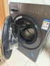 海尔滚筒洗衣机全自动10kg 新品 537超薄平嵌 蓝盾除菌 525大筒径 商场同款 20年防生锈XQG100-L58A1 实拍图