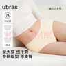 ubras高弹织带莫代尔7A抗菌裆中腰三角裤女士内裤女3条装灰+粉+紫 L 实拍图