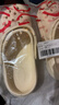 名创优品（MINISO）洞洞鞋男女夏季外穿凉鞋防滑厚底踩屎感包头凉拖鞋卡其色+海星 实拍图