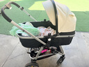 纽贝耳newber婴儿车 婴儿推车儿童 婴儿车0-3岁用 折叠可坐可躺带减震 黑白+安全座椅 实拍图