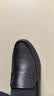 蜘蛛王男士皮鞋春夏季新透气软底商务一脚蹬休闲豆豆鞋男 22731 黑色 40 实拍图