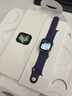 Apple/苹果 Watch S11 智能手表GPS+蜂窝款42毫米银色铝金属表壳雾紫色运动型表带S/M MF9G4CH/B 实拍图