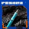 得力（deli）六边形战士易水洗钢笔EF明尖脉冲尖兵 学生文具 (1笔5晶蓝墨囊) SS010 EF尖(约0.38mm) 橙色 实拍图