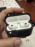 毕亚兹适用Airpods Pro3保护套 磁吸自动弹盖锁扣耳机壳3代创意耳机保护套 EJ25-黑 实拍图