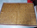 李记花果山沙发垫夏季凉垫麻将凉席沙发坐垫麻将块凉席竹席防滑垫贵妃可定制 窄边碳化色【双牛筋+防滑底】 45cm*45cm 坐垫 实拍图