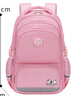 史努比（SNOOPY）小学生书包女孩学院风护脊减负1-6年级儿童初中生双肩背包 粉 实拍图