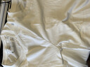 京东京造50支液氨抗皱男士t恤男短袖男款纯棉打底衫内搭春季衣服 白色 S 实拍图