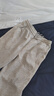 班尼路（Baleno）裤子男春秋季重磅针织休闲裤学生运动百搭系带宽松阔腿男士直筒裤 实拍图