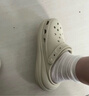 CROCS卡骆驰檀健次同款经典泡芙洞洞鞋轻便舒适男女同款花园鞋|207521 骨白色-2Y2(含智必星) 36 /37(220mm) 实拍图