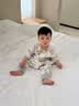 威尔贝鲁（WELLBER）【吸湿排汗】婴幼儿童睡袋1-3岁宝宝前4后2春夏亲肤睡衣蒲公英M 实拍图